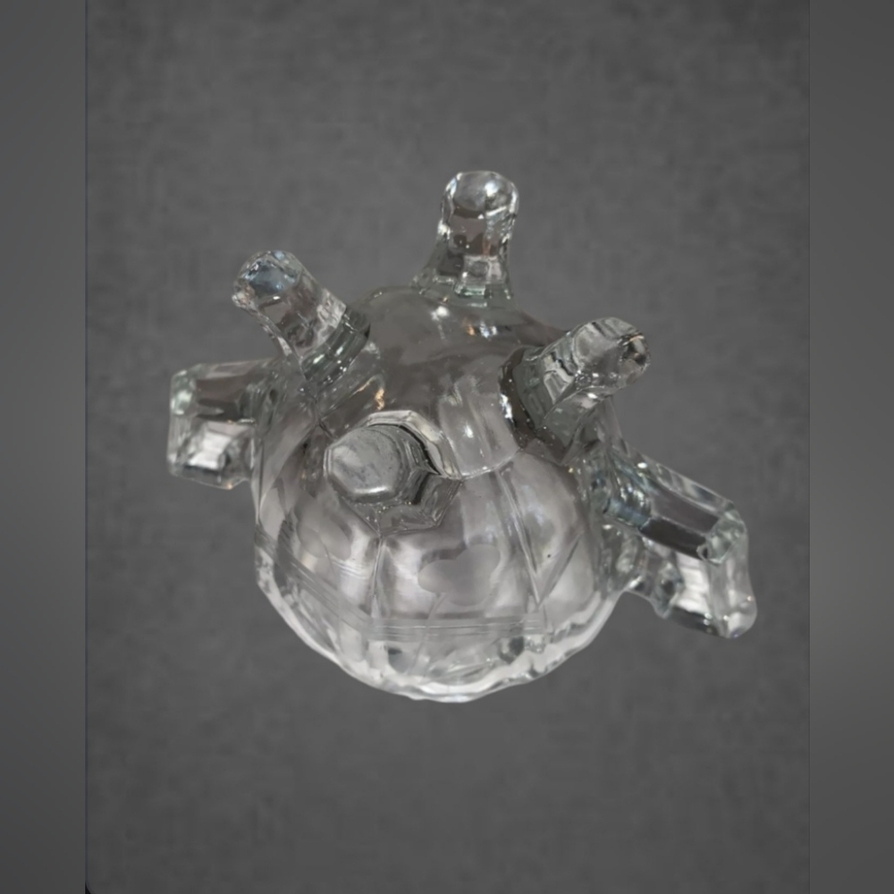 VINTAGE INDIANA COLONIAL PEERLESS PANEL GLASS CREAMER, SUGAR & BUTTER SET - Picture 4 of 8